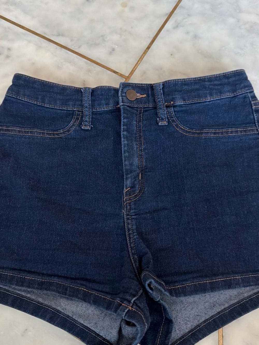 Wild Fable High Rise Short Denim Shorts in Blue Size 10/30R